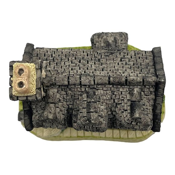 Vintage 1989 David Winter Burns Reading Room Cottage British Traditions Box COA - Picture 7 of 10